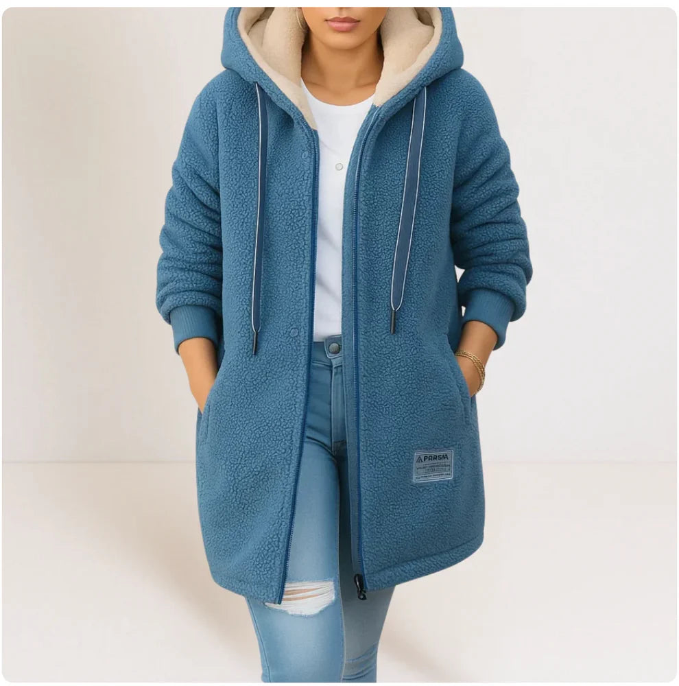 Annalisa - Sherpa Fleece Hooded Jacket