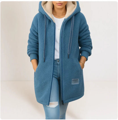 Annalisa - Sherpa Fleece Hooded Jacket