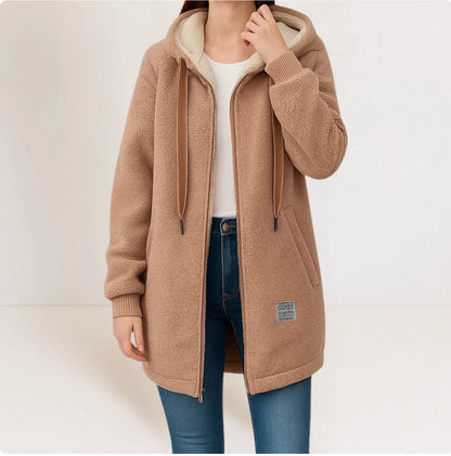 Annalisa - Sherpa Fleece Hooded Jacket