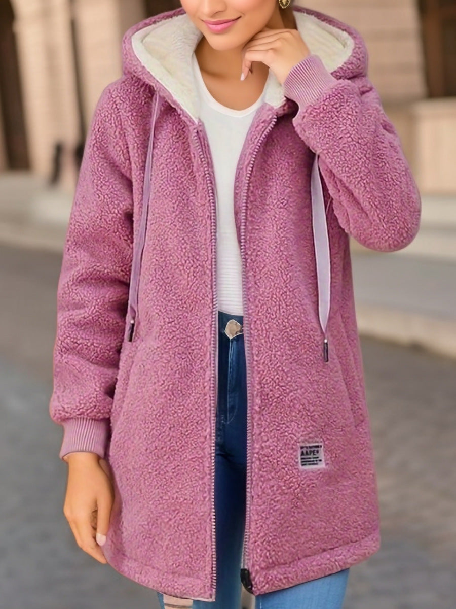 Annalisa - Sherpa Fleece Hooded Jacket