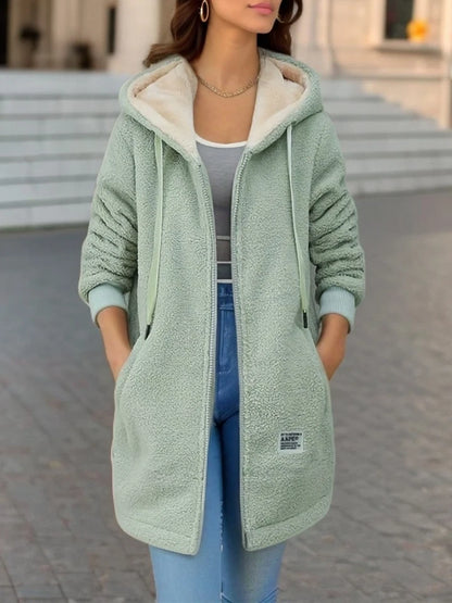 Annalisa - Sherpa Fleece Hooded Jacket